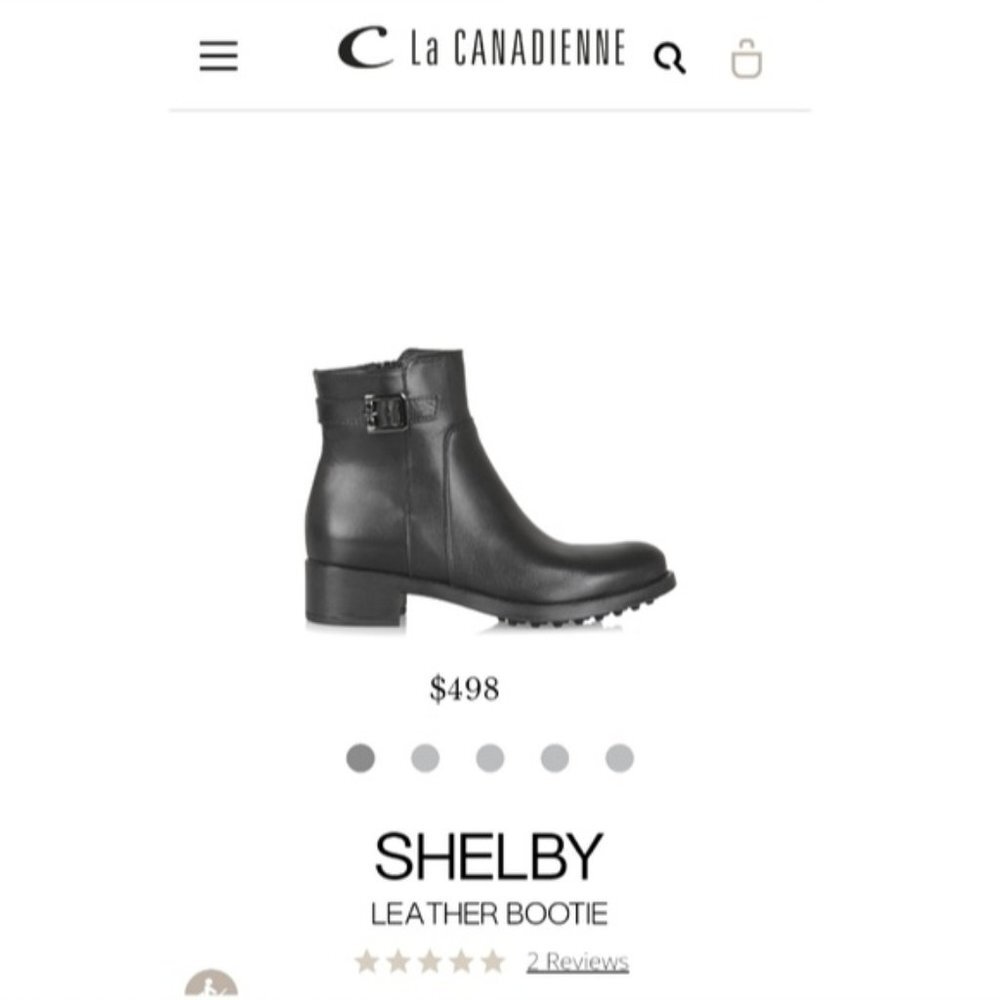 Very Rare La Canadienne Classic "Shelby" Ankle Boot- Like New- 8.5M - Picture 9 of 16